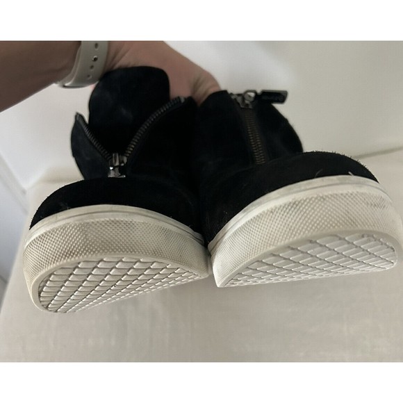 BLONDO Women's Glenda Platform Sneaker Bootie Waterproof Black Suede Size 8.5 - Picture 9 of 9